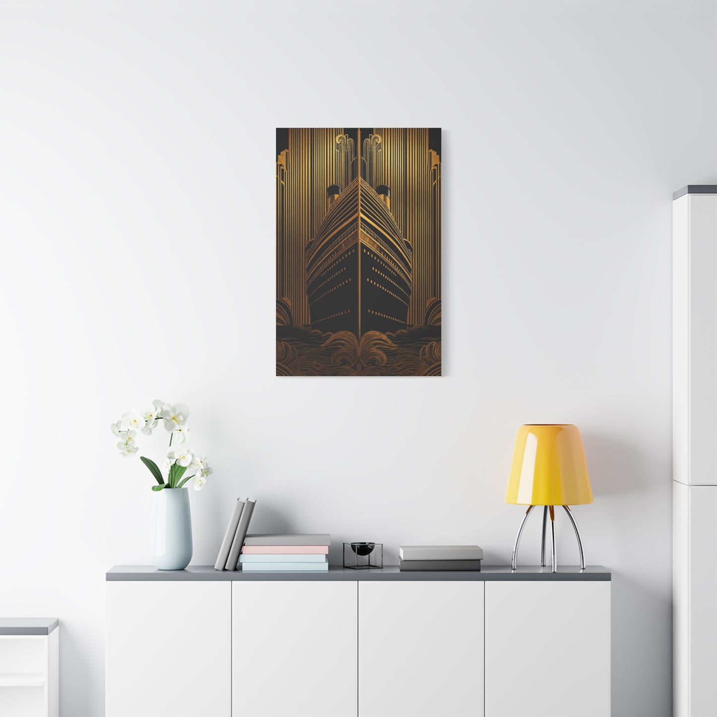 Titanic Majesty Art Deco Ship Wall Art & Canvas Prints