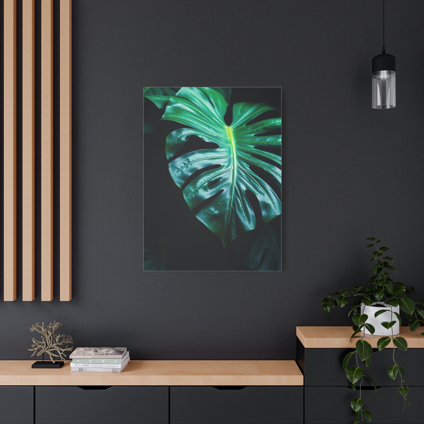 Monstera Plant Art Luxury Canvas Wall Art & Canvas Print