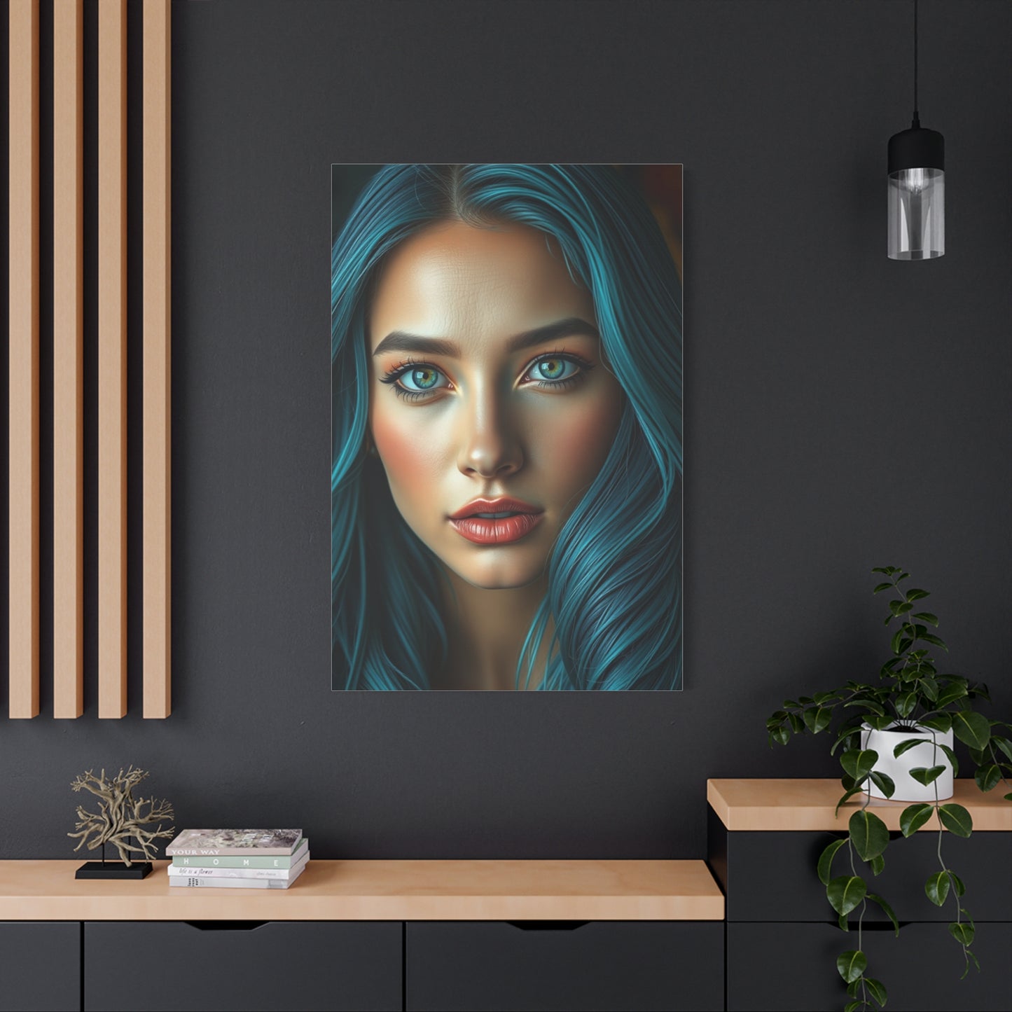 Azure Reverie Canvas wall art & canvas print