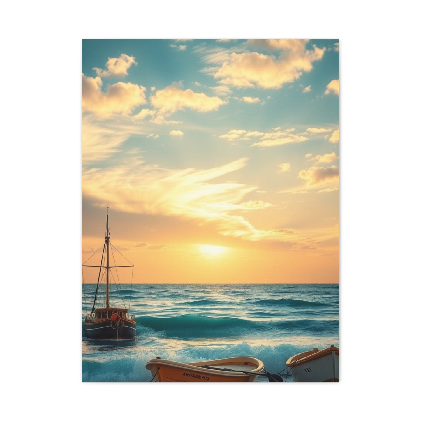 Modern Shores Opulence Wall Art & Canvas Print