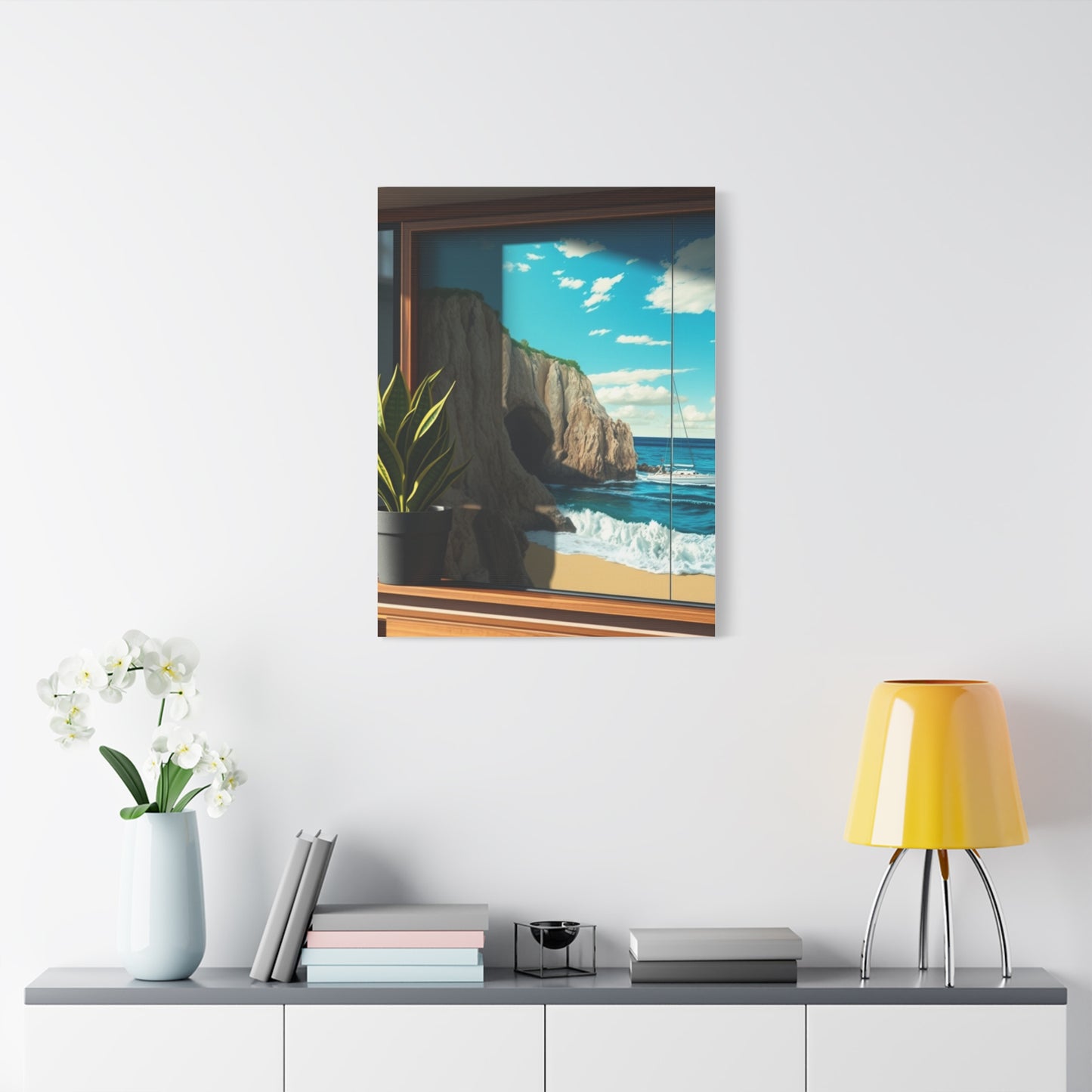 Azure Horizon Masterpiece Wall Art & Canvas Print
