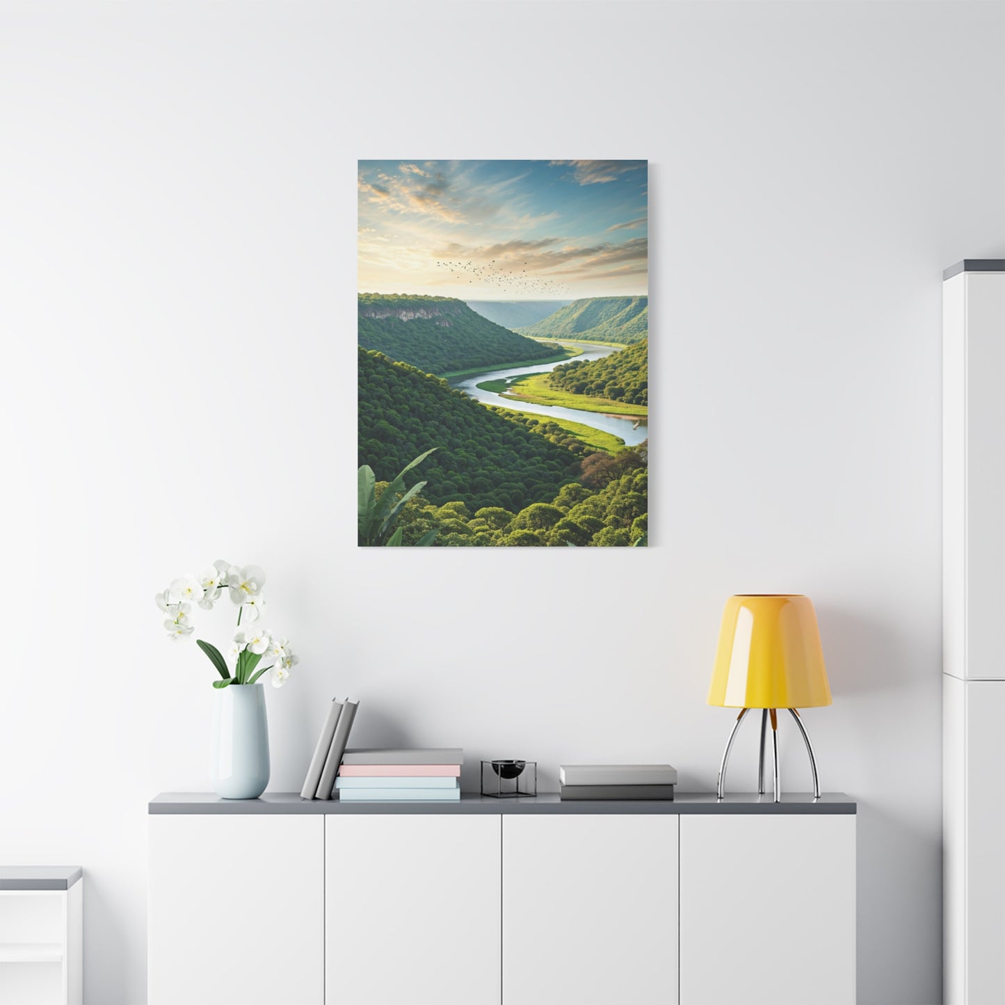 Scenic River Valley Landscape View Wall Art & Canvas Prints