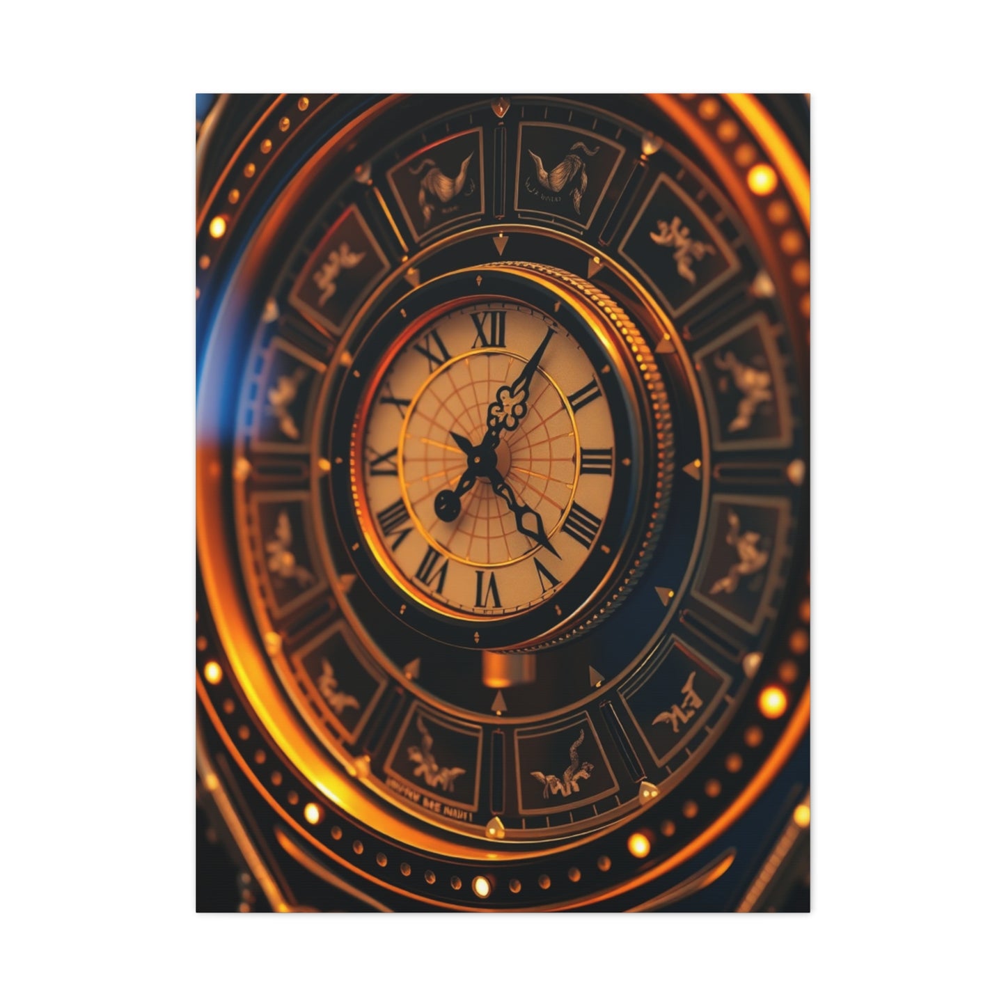Clock Art Refined Canvas Wall Art & Canvas Print