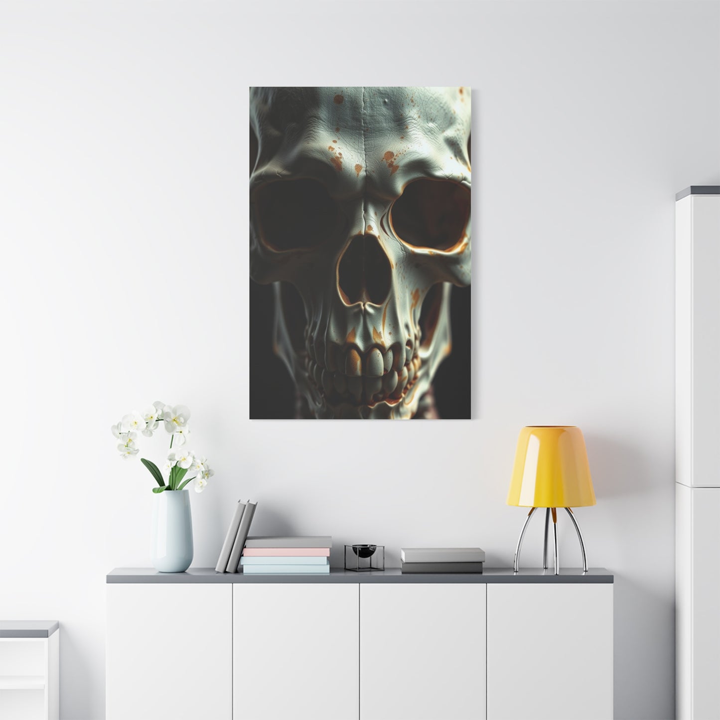 Supreme Skulls Art Collection Wall Art & Canvas Print