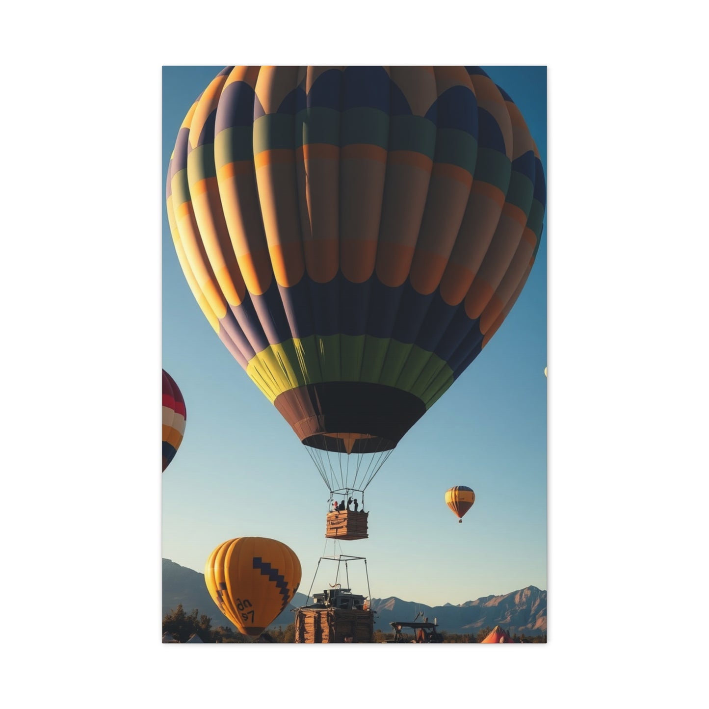 Vision Hot Air Balloon Art Art Wall Art & Canvas Print