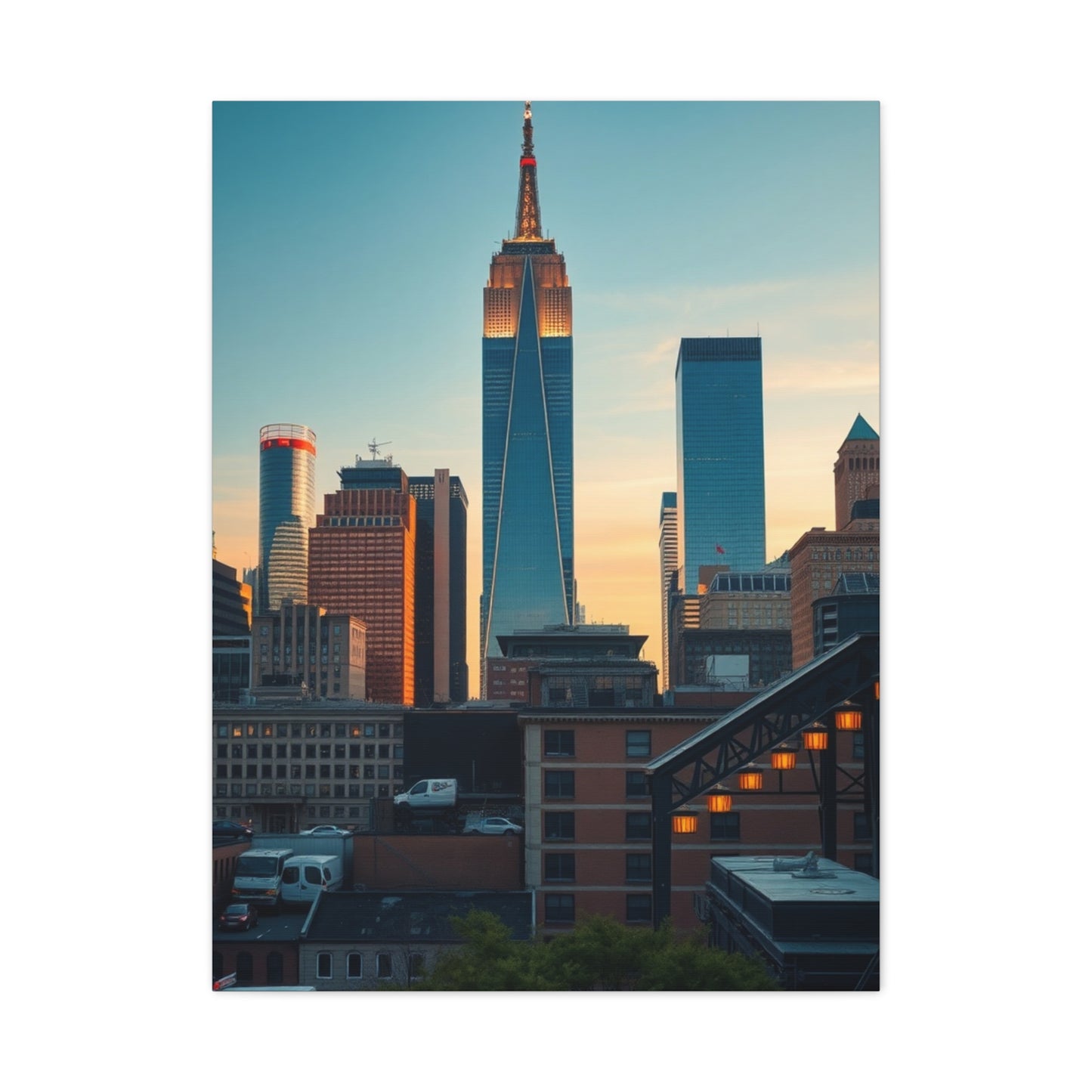 Skyward Promenade Elegance Wall Art & Canvas Print