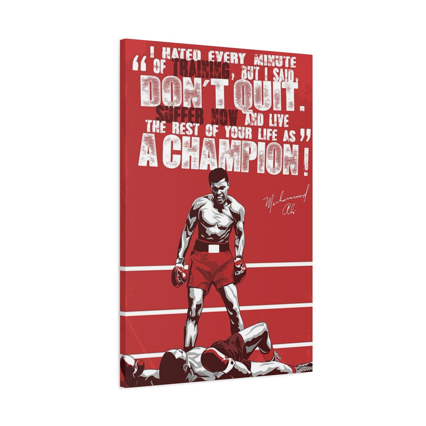 Mahummad Ali Poster Wall Art & Canvas Prints
