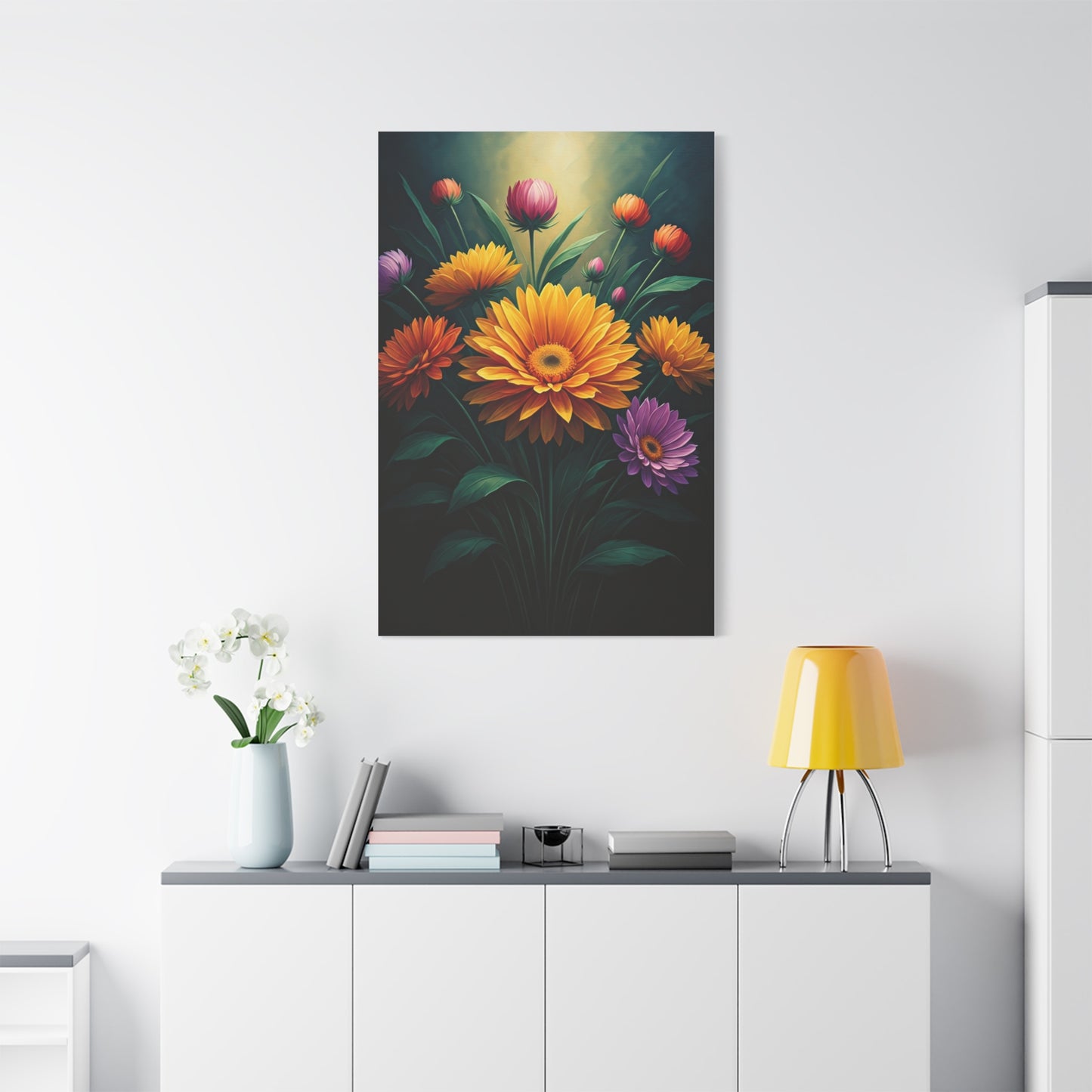 Golden Garden Radiance Wall Art & Canvas Print