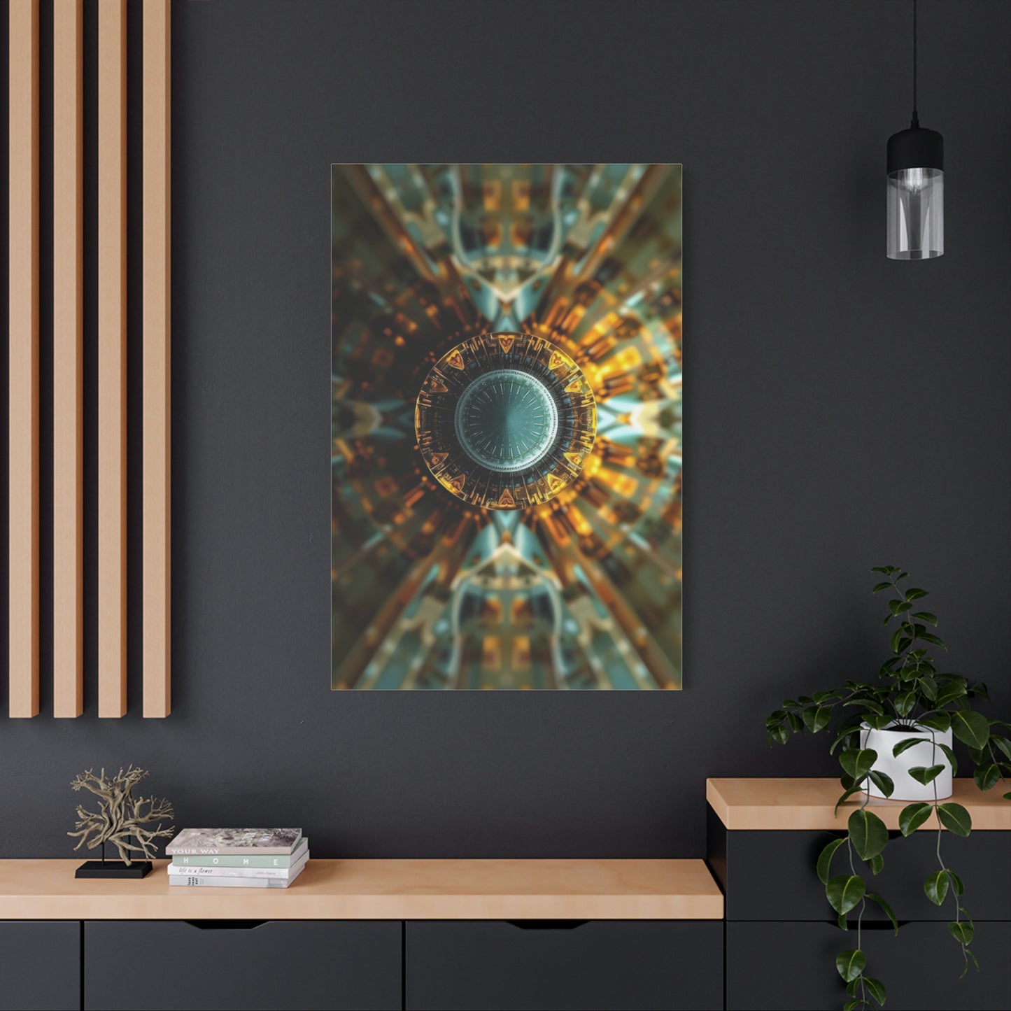 Circular Abstract Art Luxury Canvas Wall Art & Canvas Print