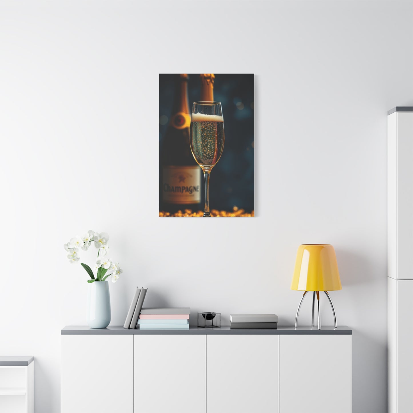 Supreme Champagne Art Collection Wall Art & Canvas Print