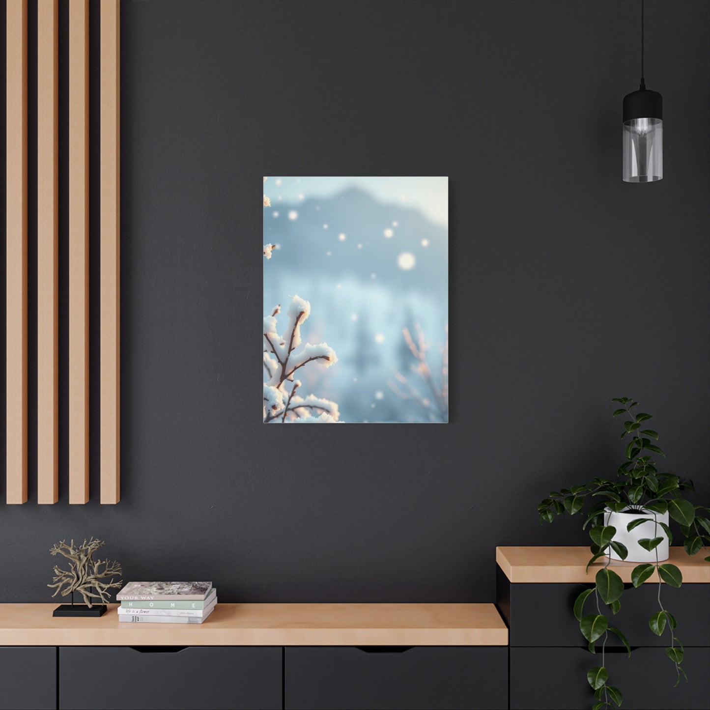 Crystalline Season Canvas Wall Art & Canvas Print