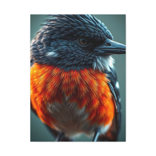 Plumed Elegance Artistry Wall Art & Canvas Print