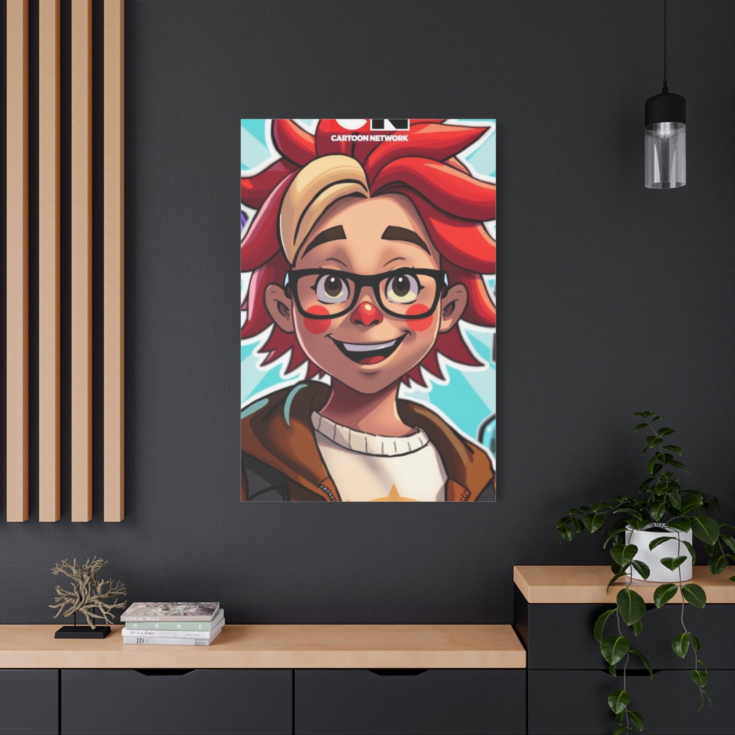 Elite Toon Illustration Canvas Wall Art & Canvas Print