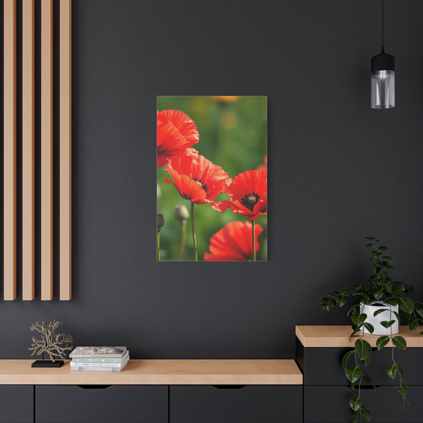 Poppy Flower Art Supreme Gallery Wall Art & Canvas Print