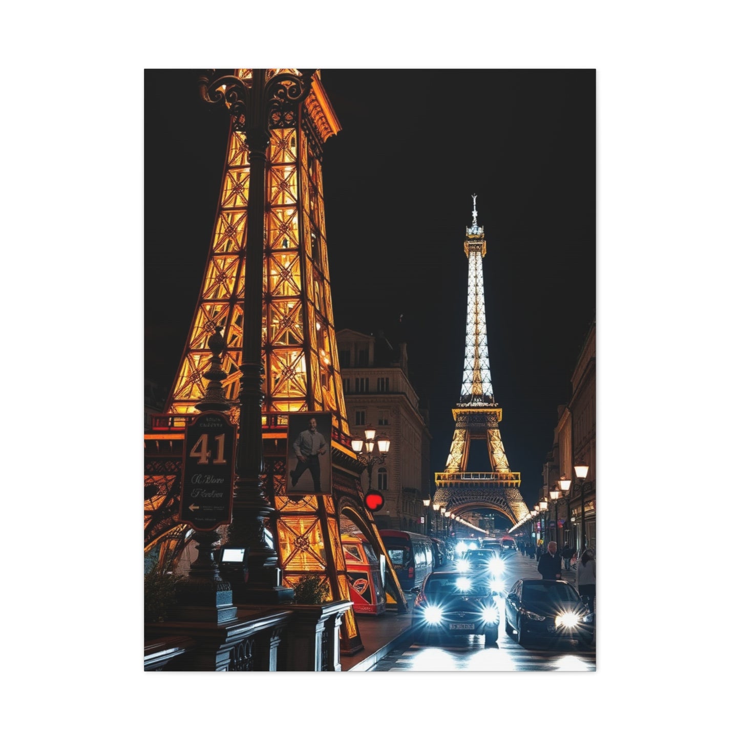 Prestige Parisian Vista Painting Wall Art & Canvas Print