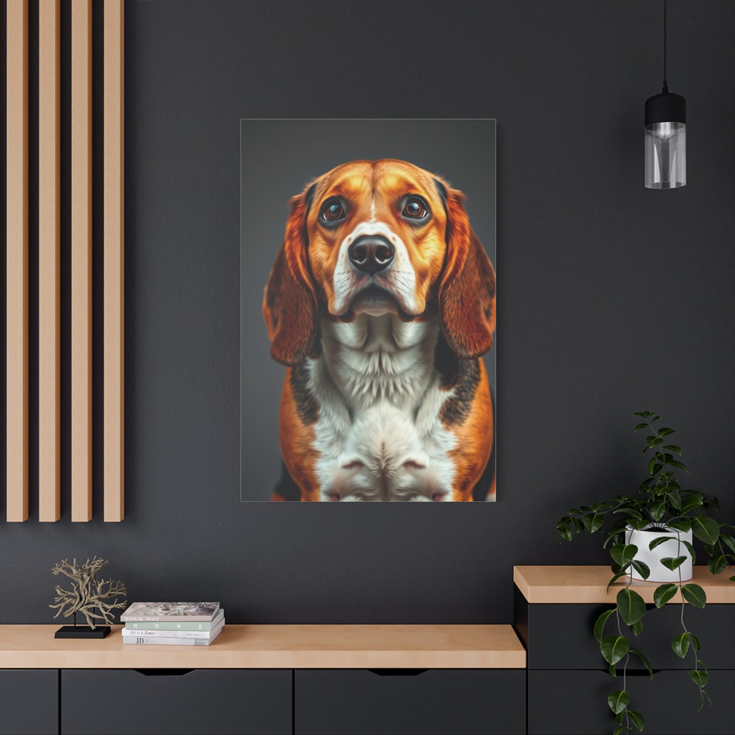 Vision Beagle Art Art Wall Art & Canvas Print