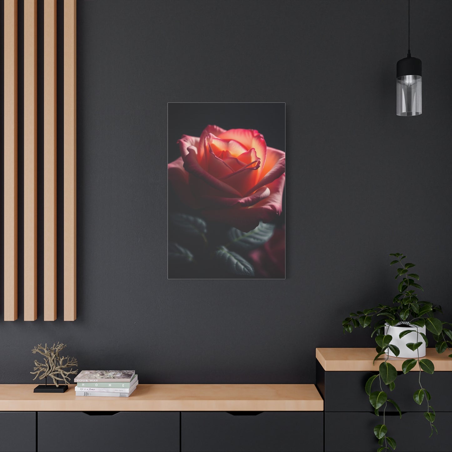 Vision Rose Flower Art Art Wall Art & Canvas Print