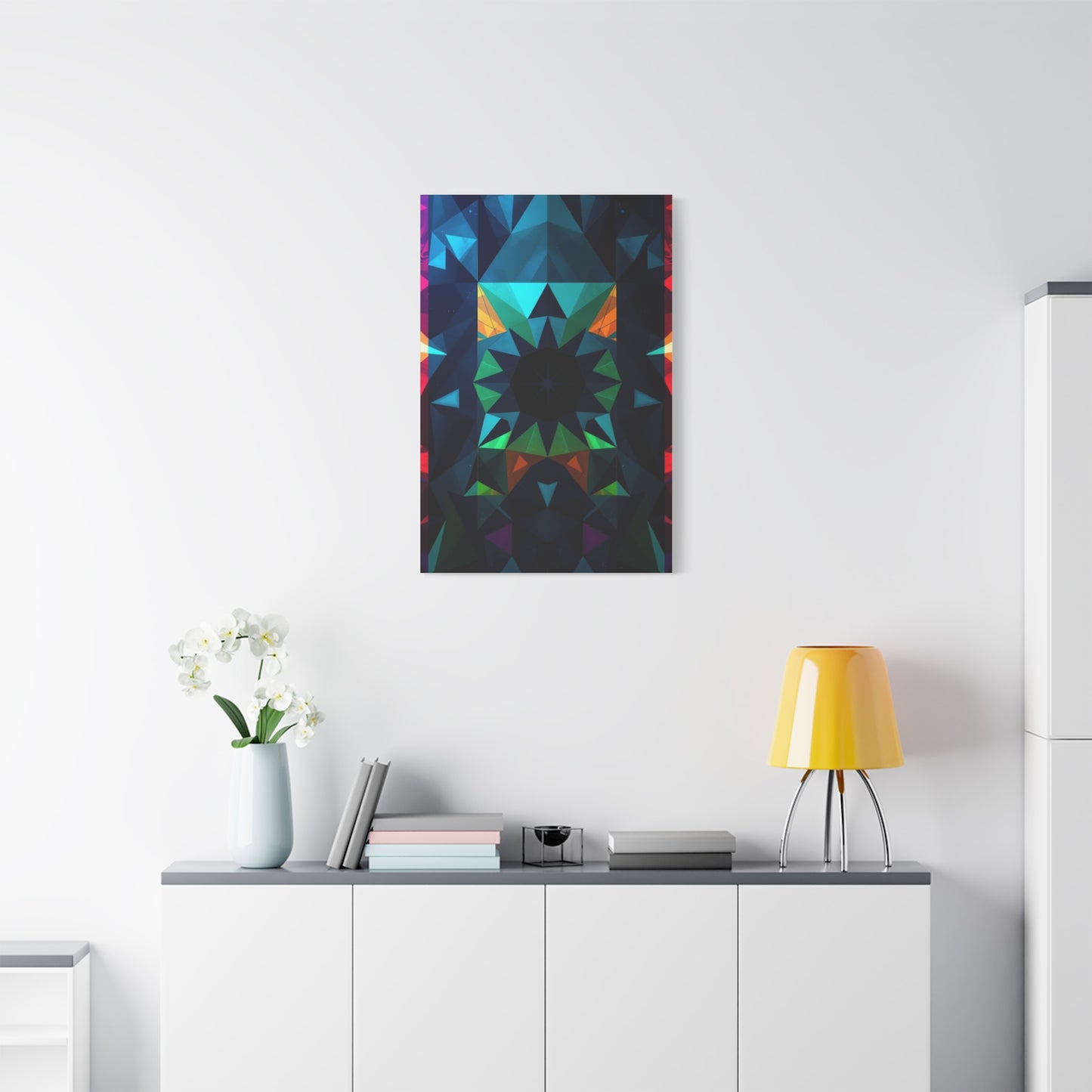 Opulent Geometric Symphony Wall Art & Canvas Print