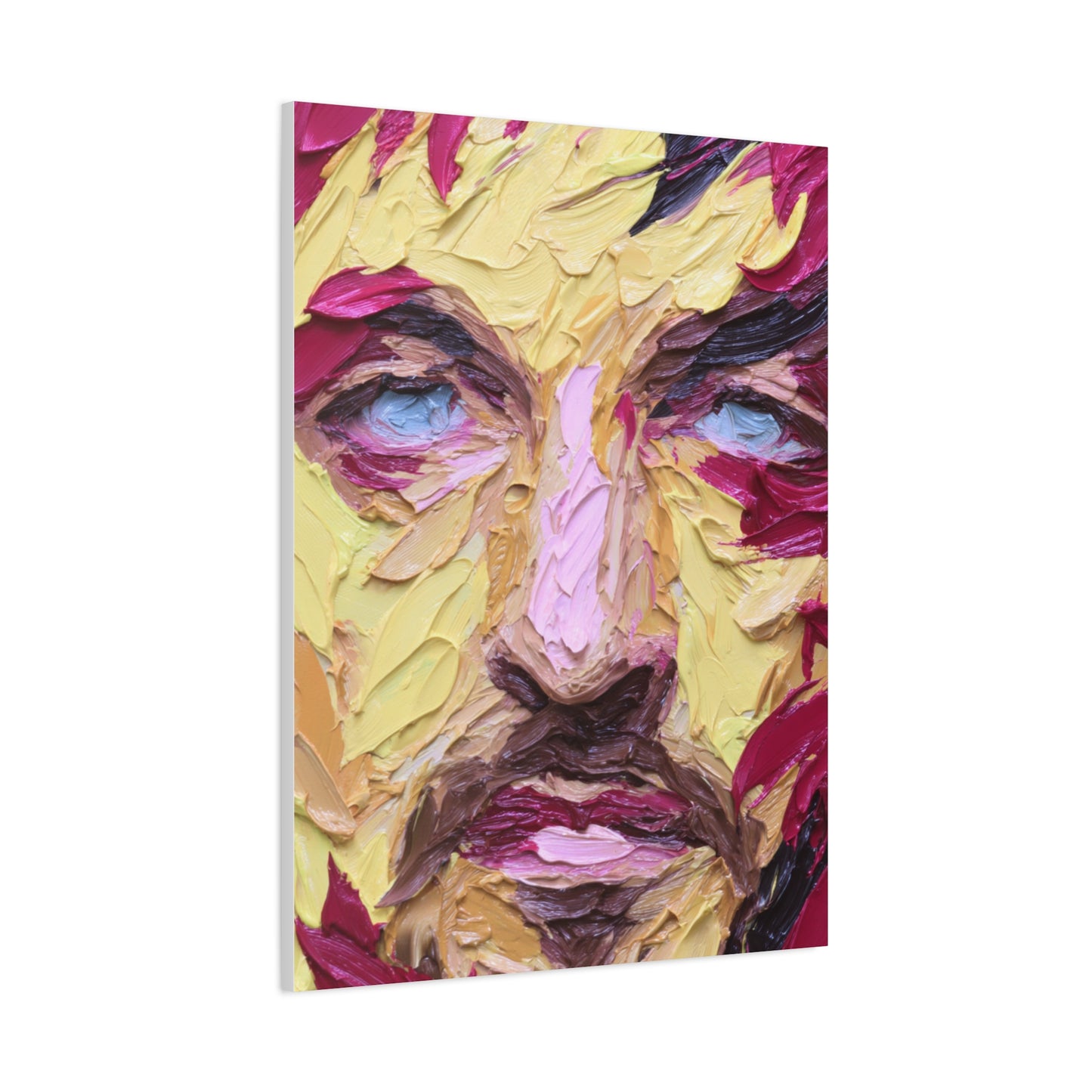 Impasto Expressionist Portrait Wall Art & Canvas Print
