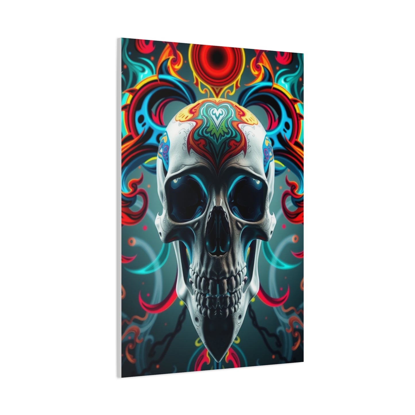 Collection 3D Trippy Skull Art By Ali Gulec Art Art Wall Art & Canvas Print