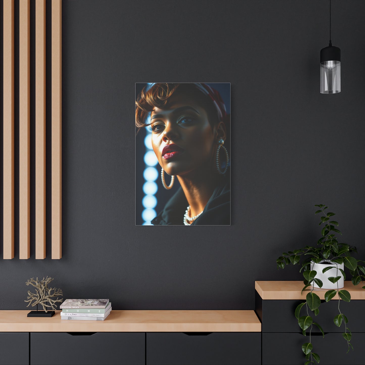 Rihannas Radiant Muse on Canvas Wall Art & Canvas Print