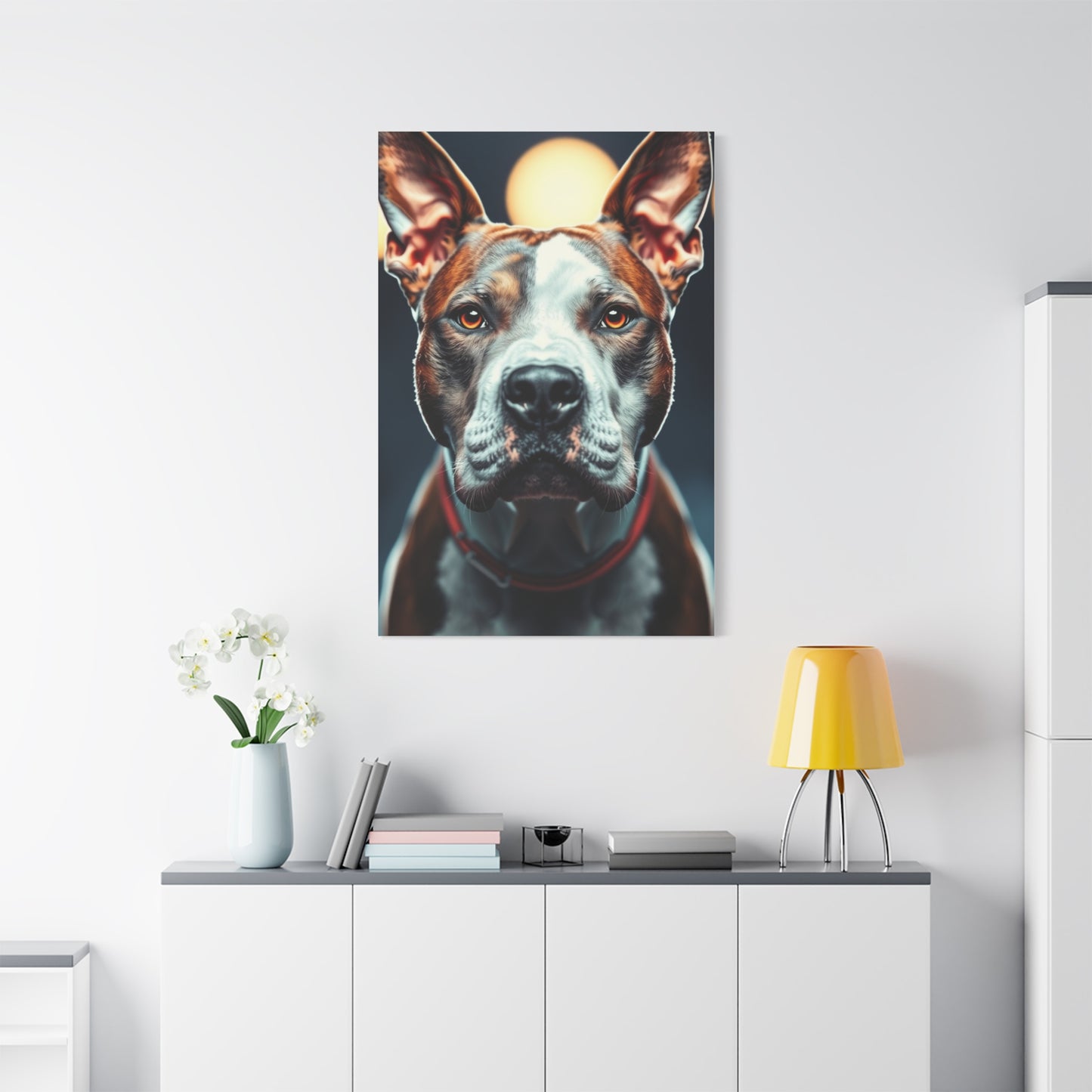 Pit Bull Art Refined Canvas Wall Art & Canvas Print