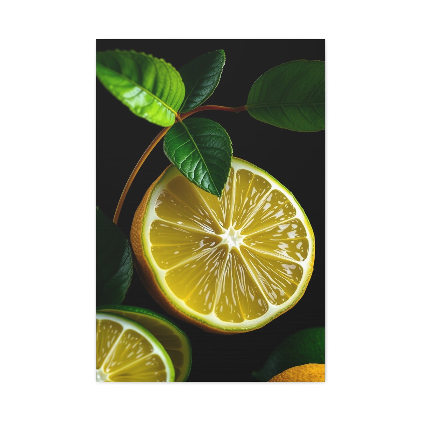 Elite Lemon & Lime Art Vision Wall Art & Canvas Print