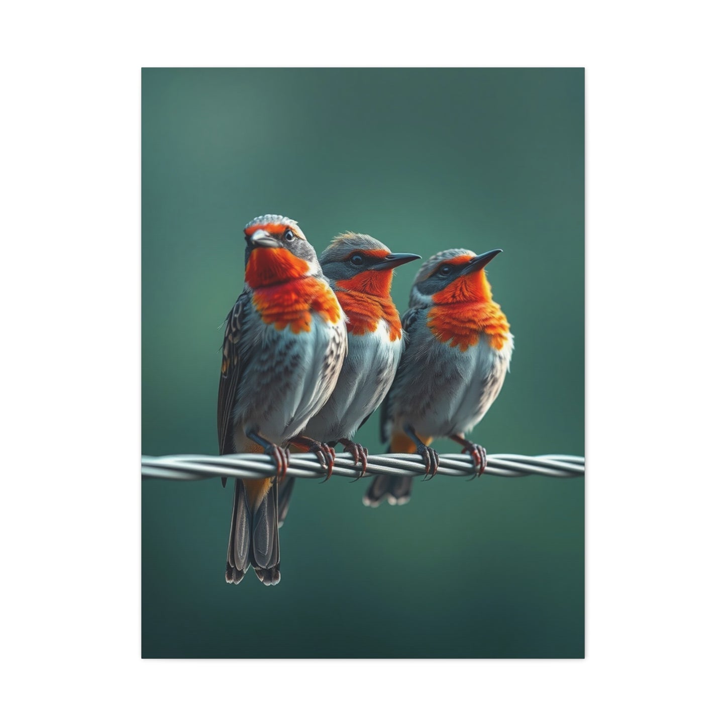 Vision Birds On a Wire Art Art Wall Art & Canvas Print