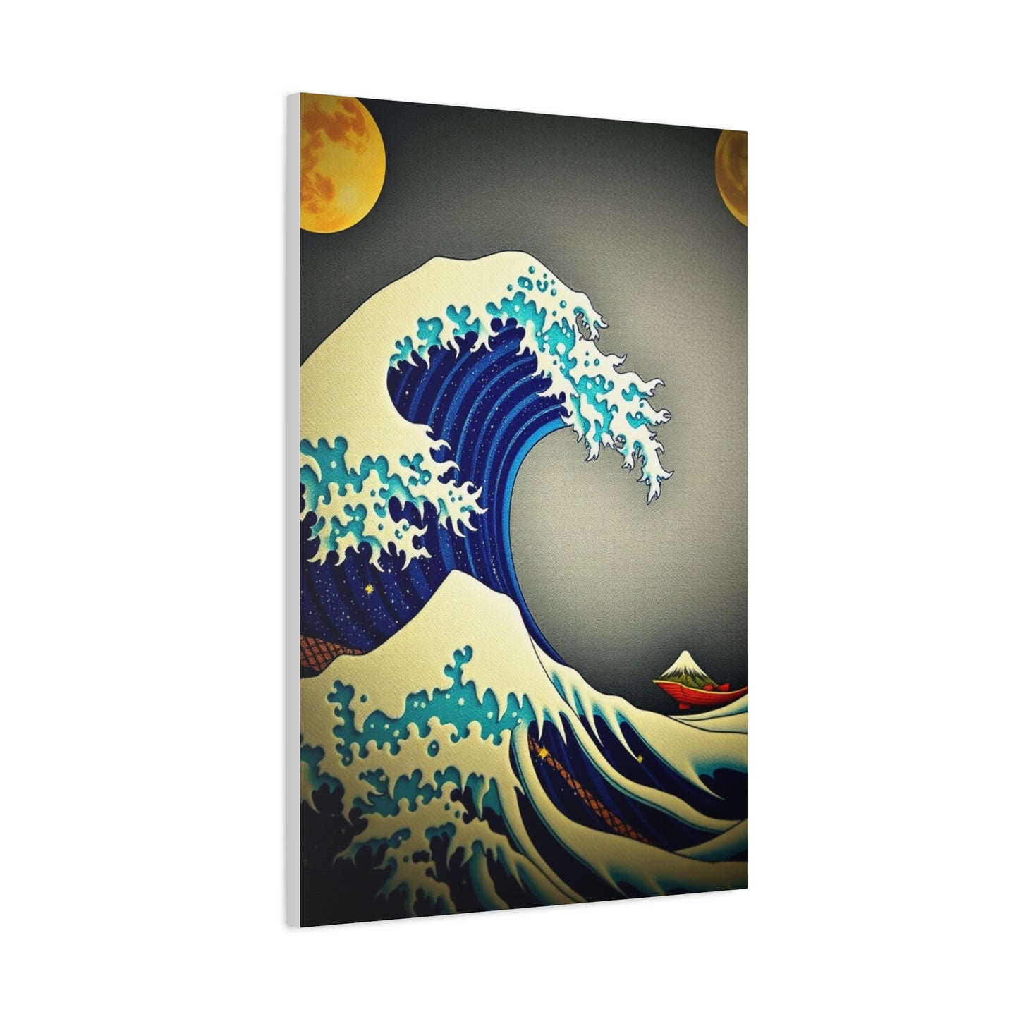 Ethereal Hokusai Panorama Wall Art & Canvas Print