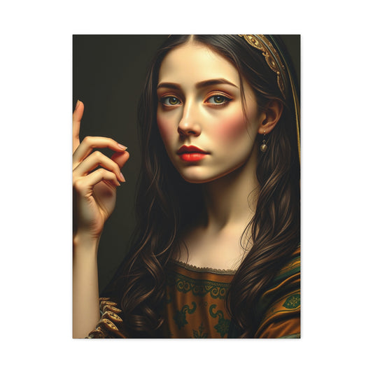 Divine Profile Artisan Wall Art & Canvas Print