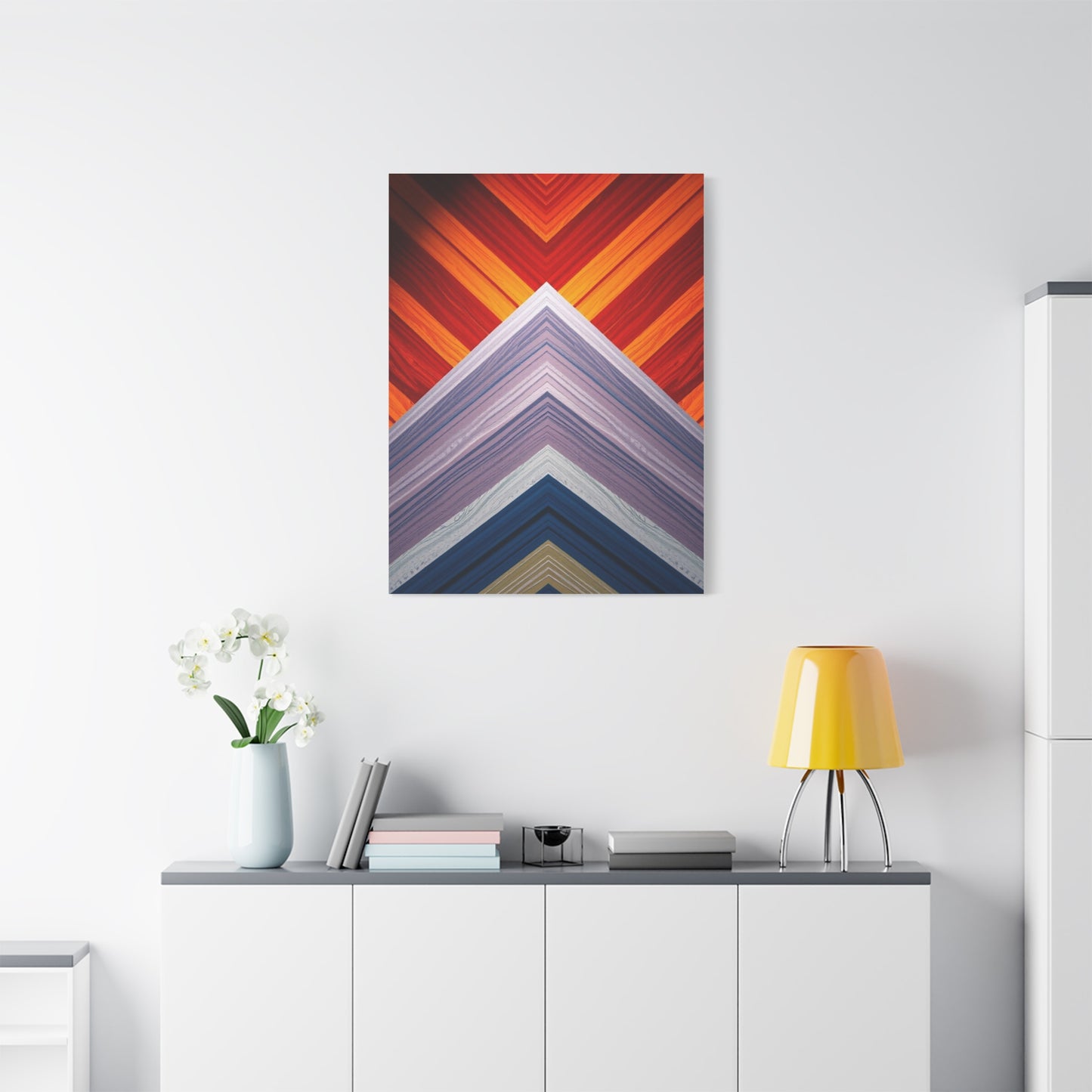 Chevron Pattern Art Supreme Gallery Wall Art & Canvas Print