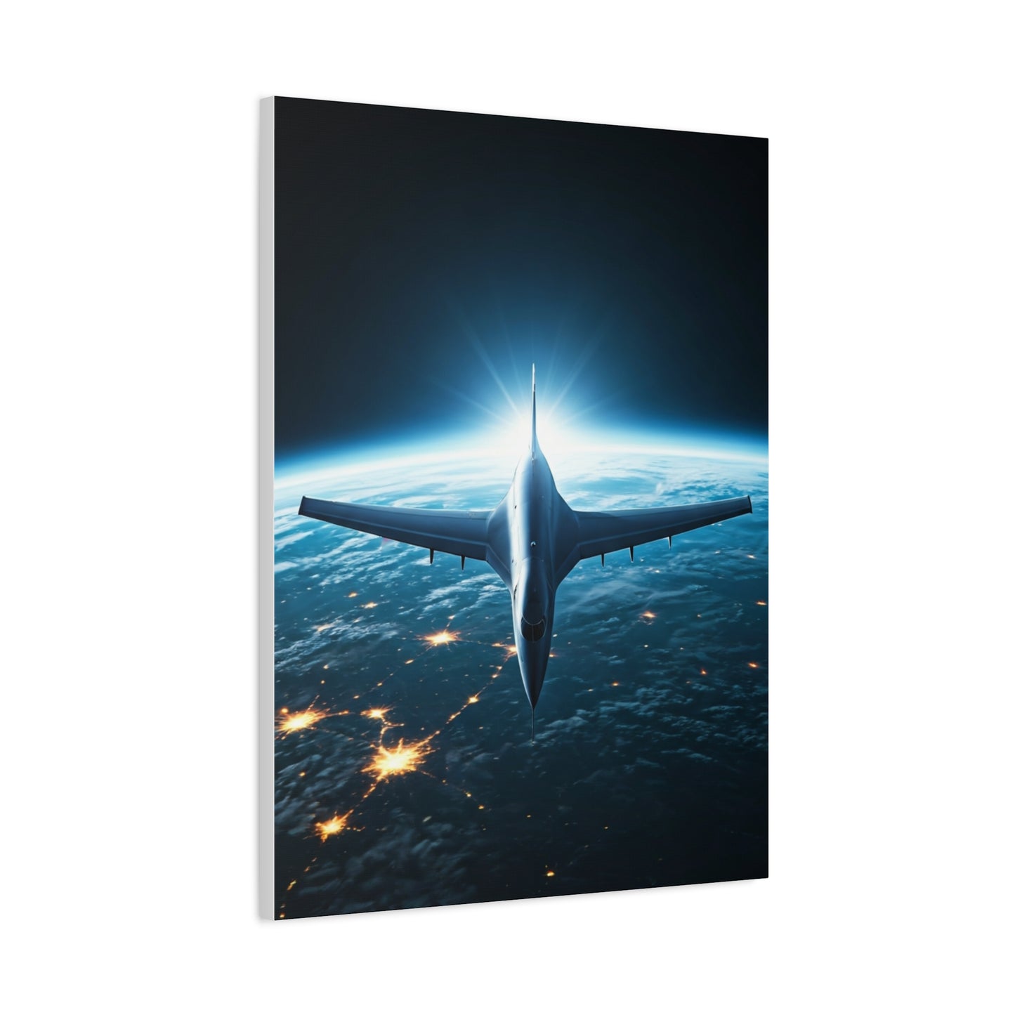 Space Edge Flight Perspective Wall Art & Canvas Prints