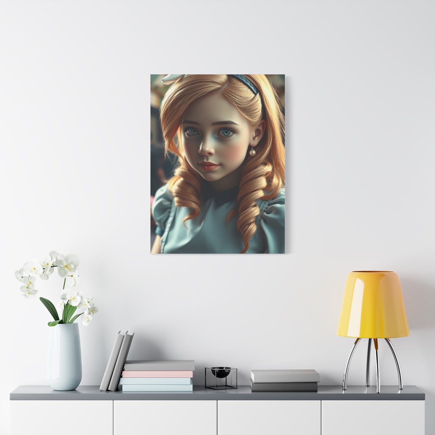 Alice In Wonderland Characters Art Refined Canvas Wall Art & Canvas Print