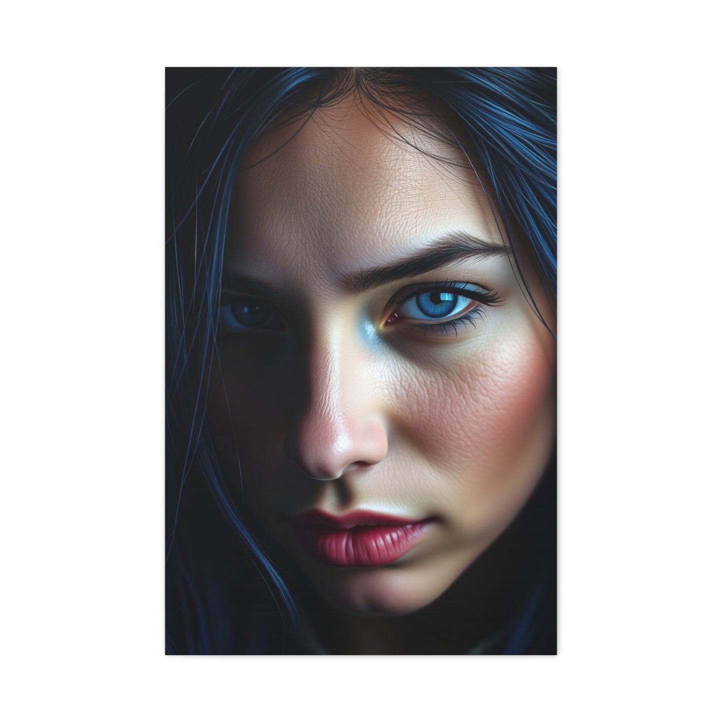 Azure Elegance Canvas Wall Art & Canvas Print