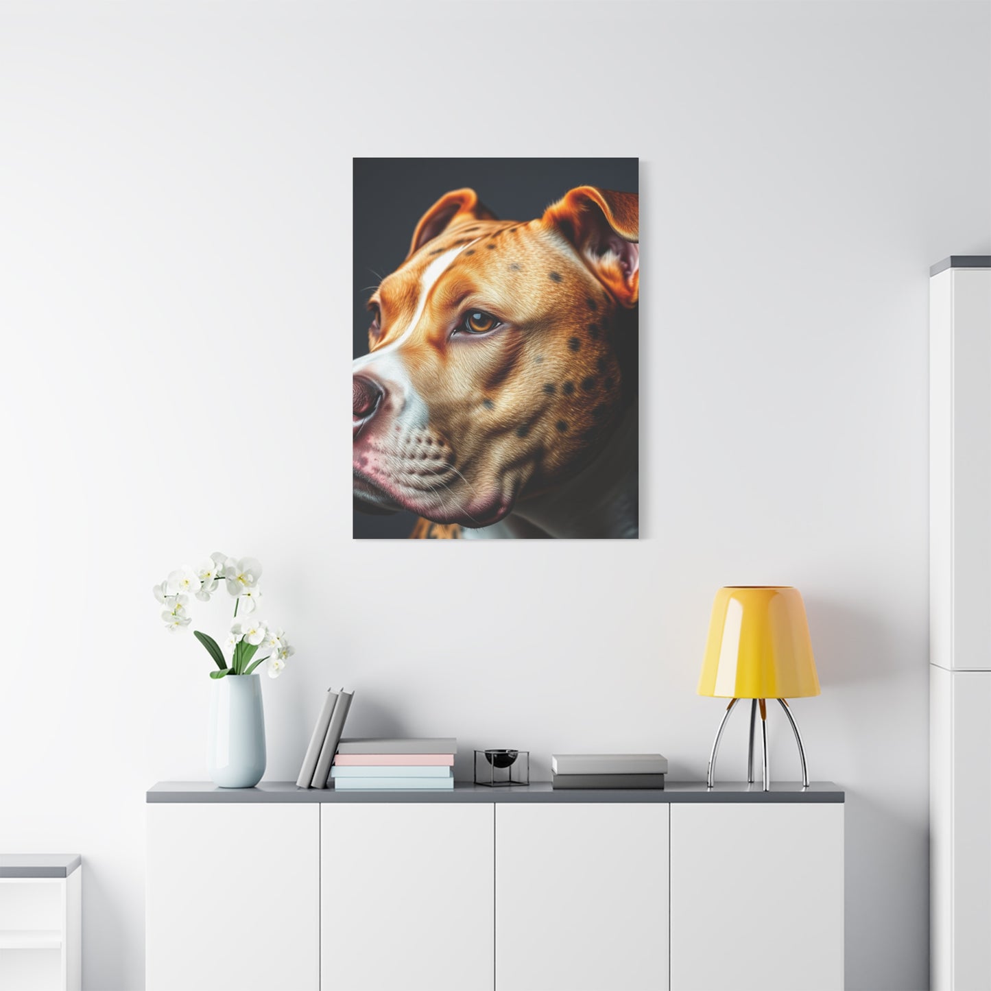 Vision Pit Bull Art Art Wall Art & Canvas Print