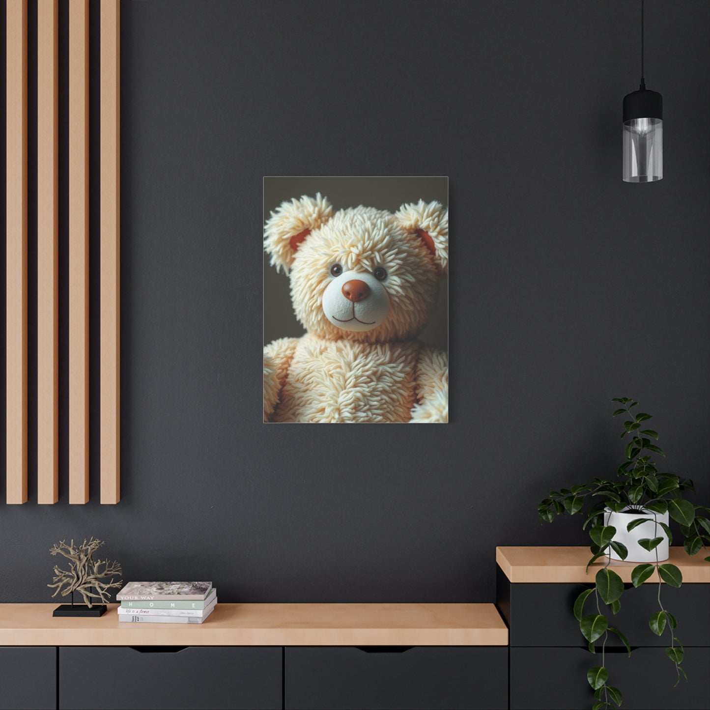 Refined Teddy Tableau Wall Art & Canvas Print