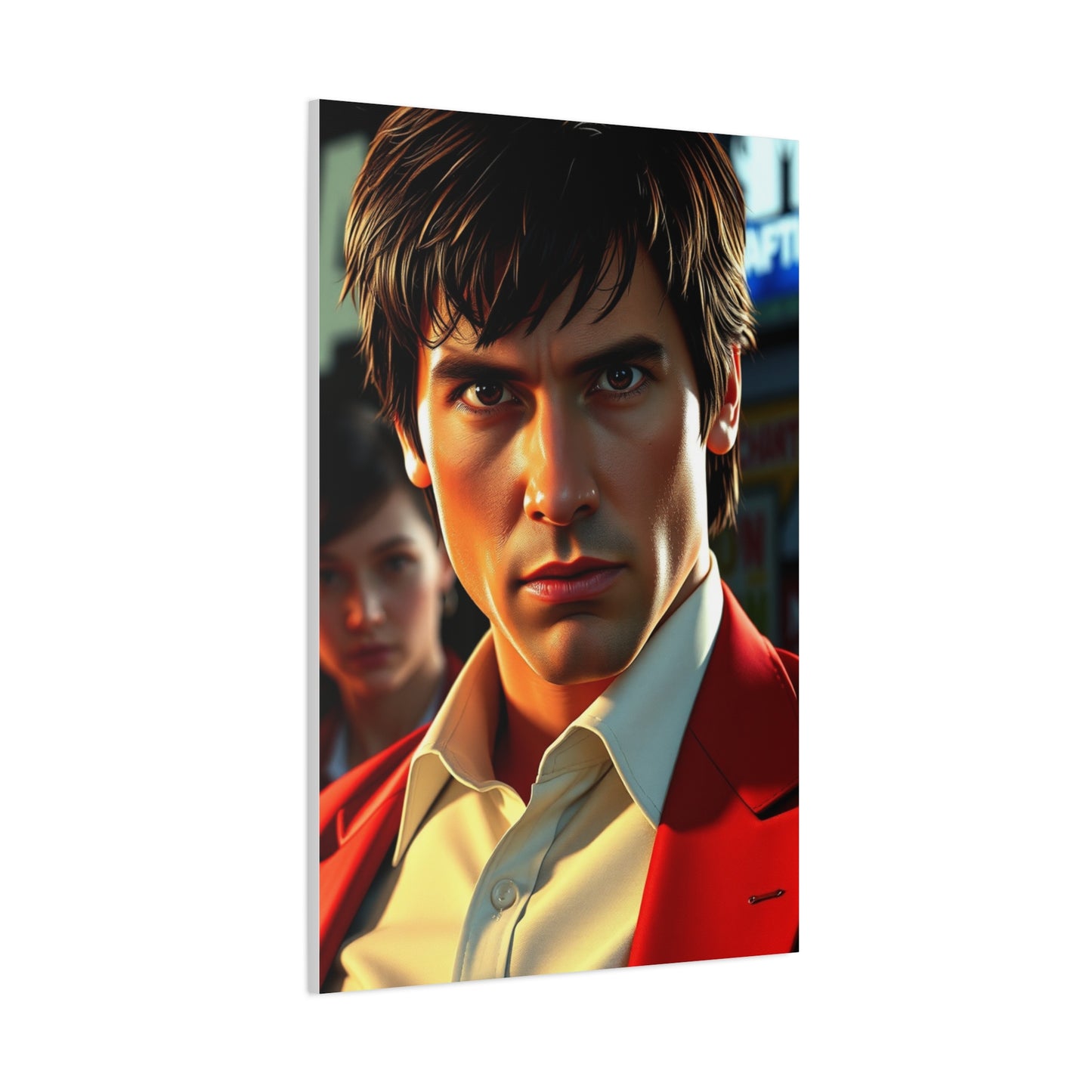 Elite Pulp Fiction Character Art Vision Wall Art & Canvas Print