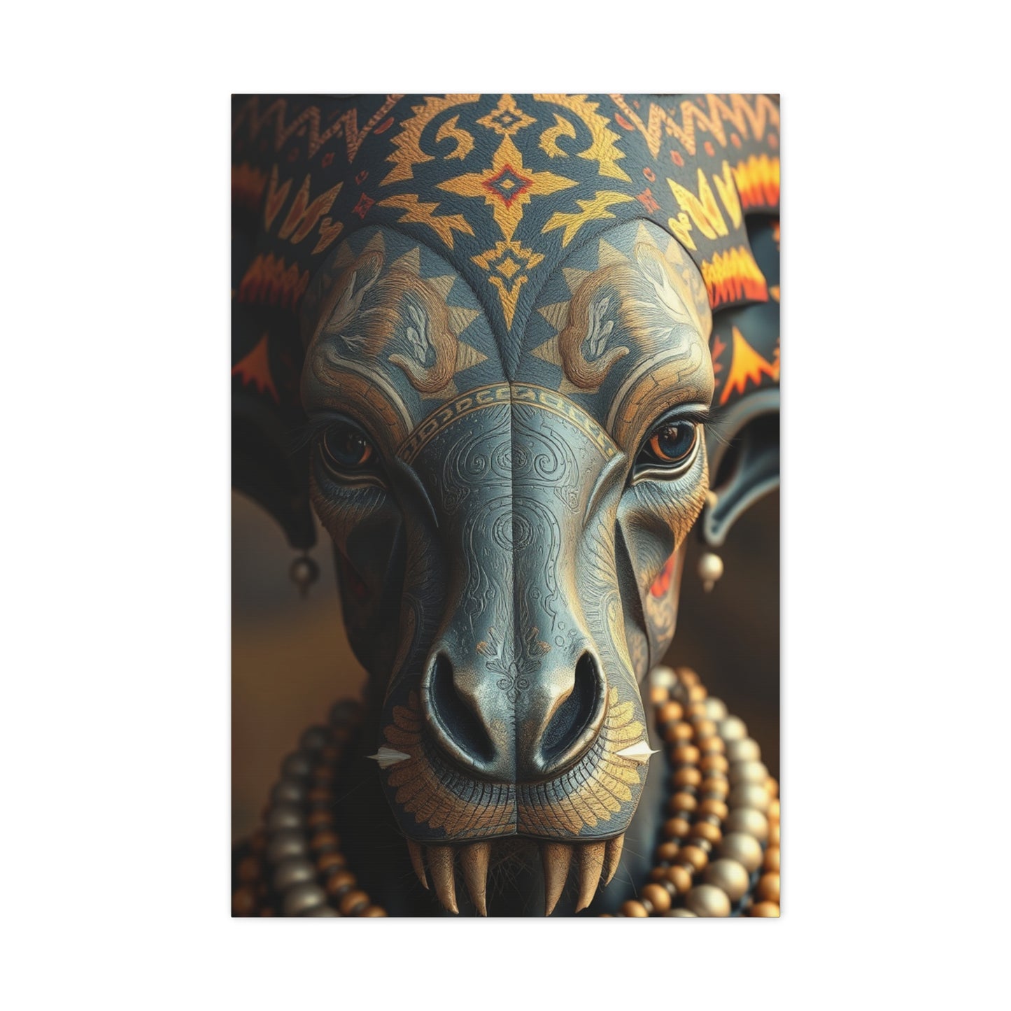 Opulent Sahara Silhouettes Canvas Wall Art & Canvas Print