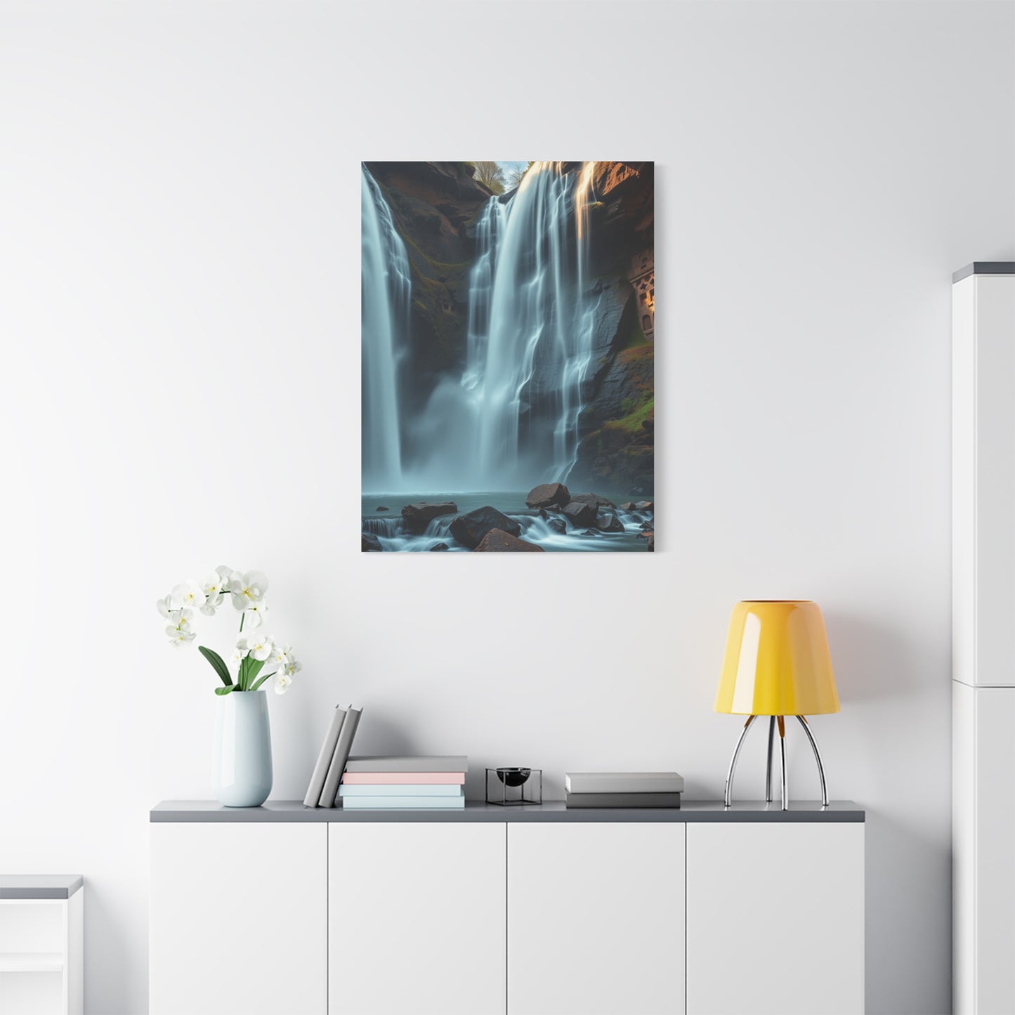 Ethereal Torrent Composition Wall Art & Canvas Print