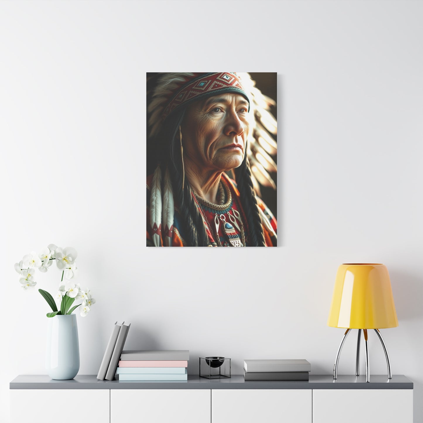 Indigenous Elegance Canvas