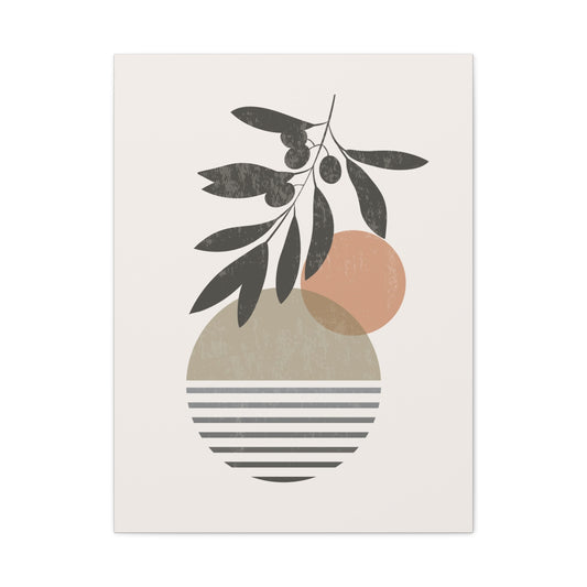 Sun Leaves Deco Wall Art & Canvas Prints