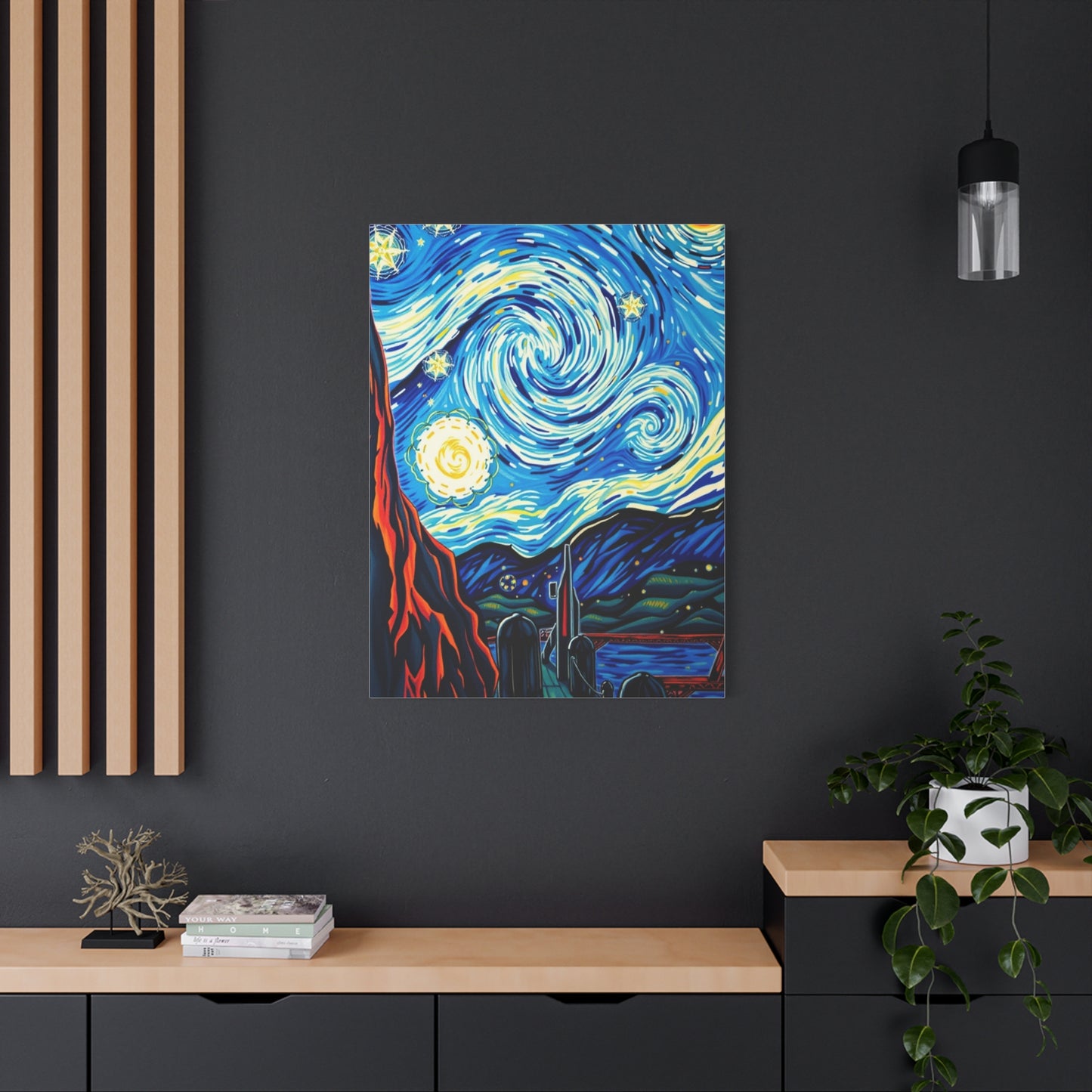 The Starry Night Canvas Art Supreme Gallery Wall Art & Canvas Print