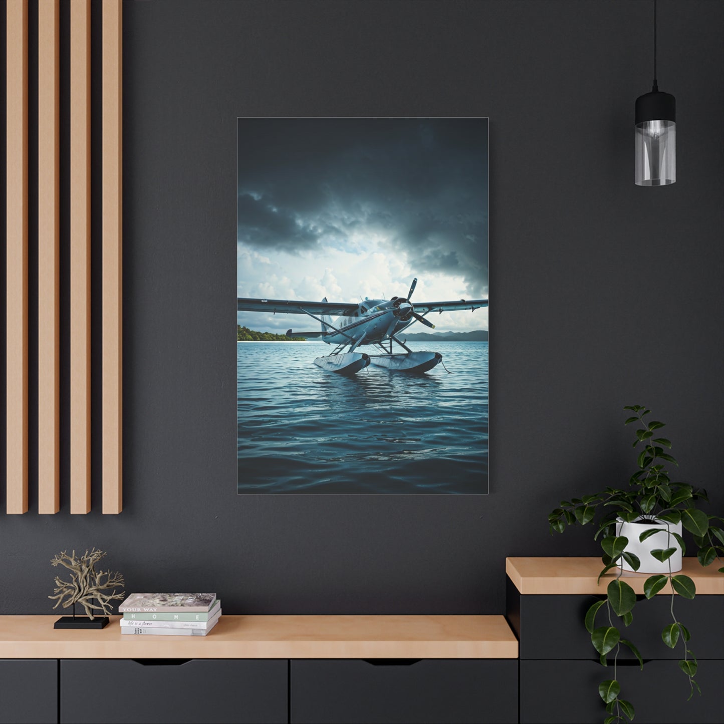 Seaplane Landing on Calm Waters Wall Art & Canvas Prints