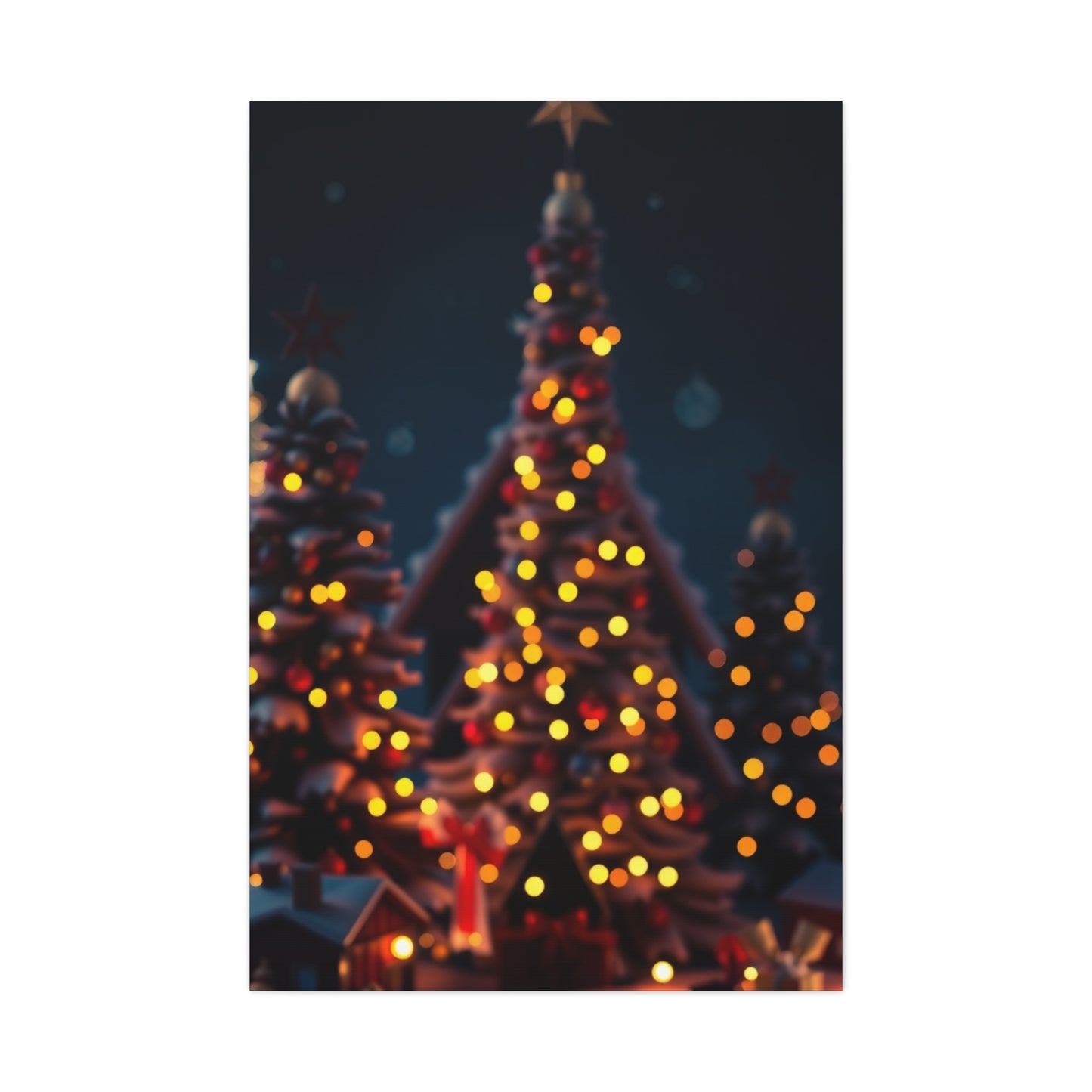 Vision Black Christmas Art Art Wall Art & Canvas Print