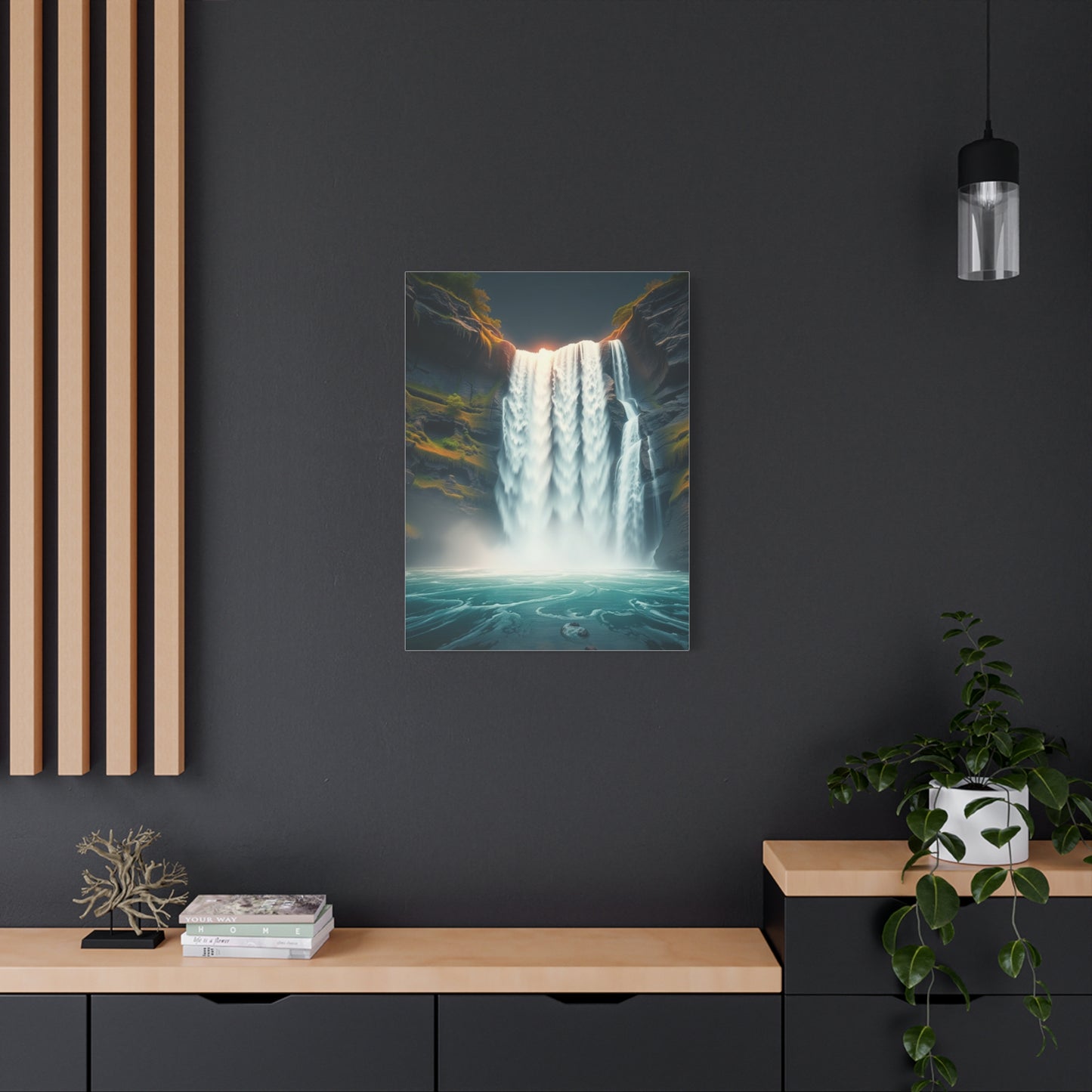 Luxe Cascade Deconstruction Wall Art & Canvas Print