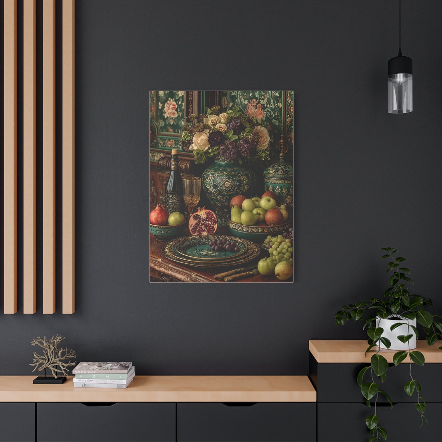 Ornamental Heritage Dining Still Life Wall Art & Canvas Print