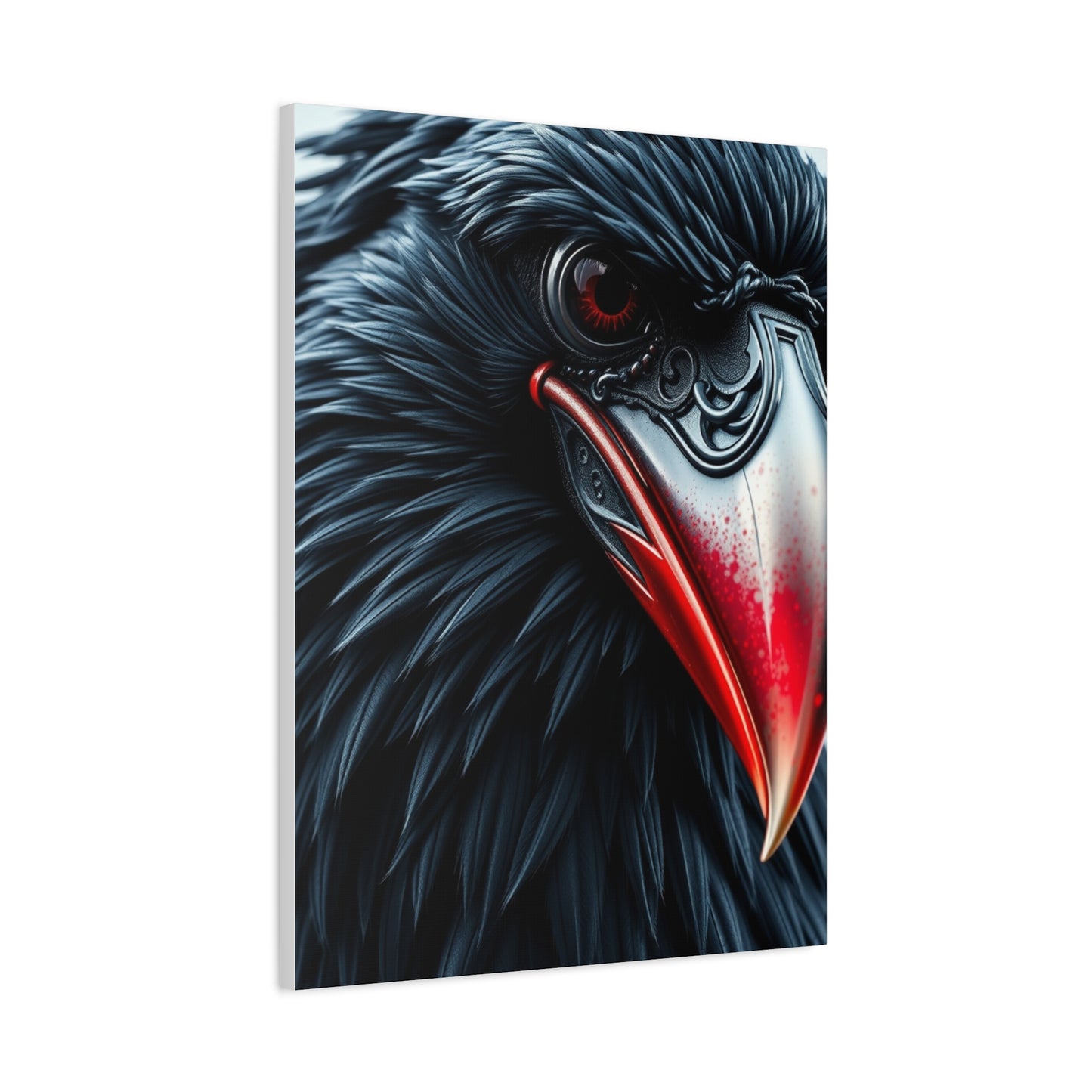 Ebon Sentinel Canvas wall art & canvas print