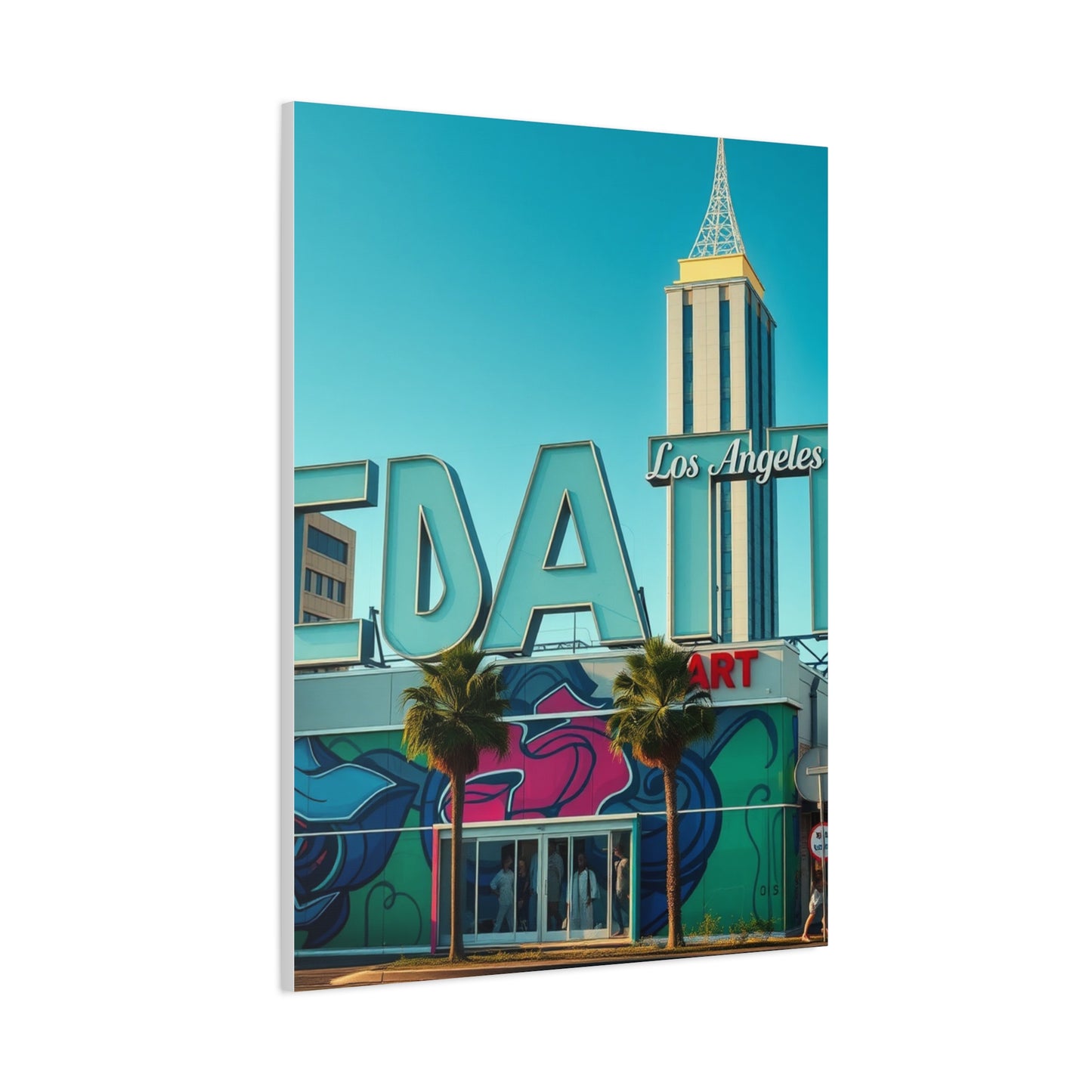 Vision Los Angeles Art Art Wall Art & Canvas Print