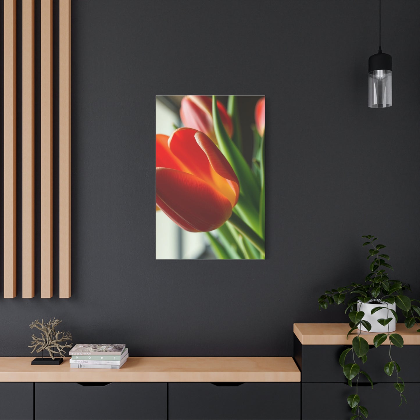 Supreme Tulip Flower Art Collection Wall Art & Canvas Print