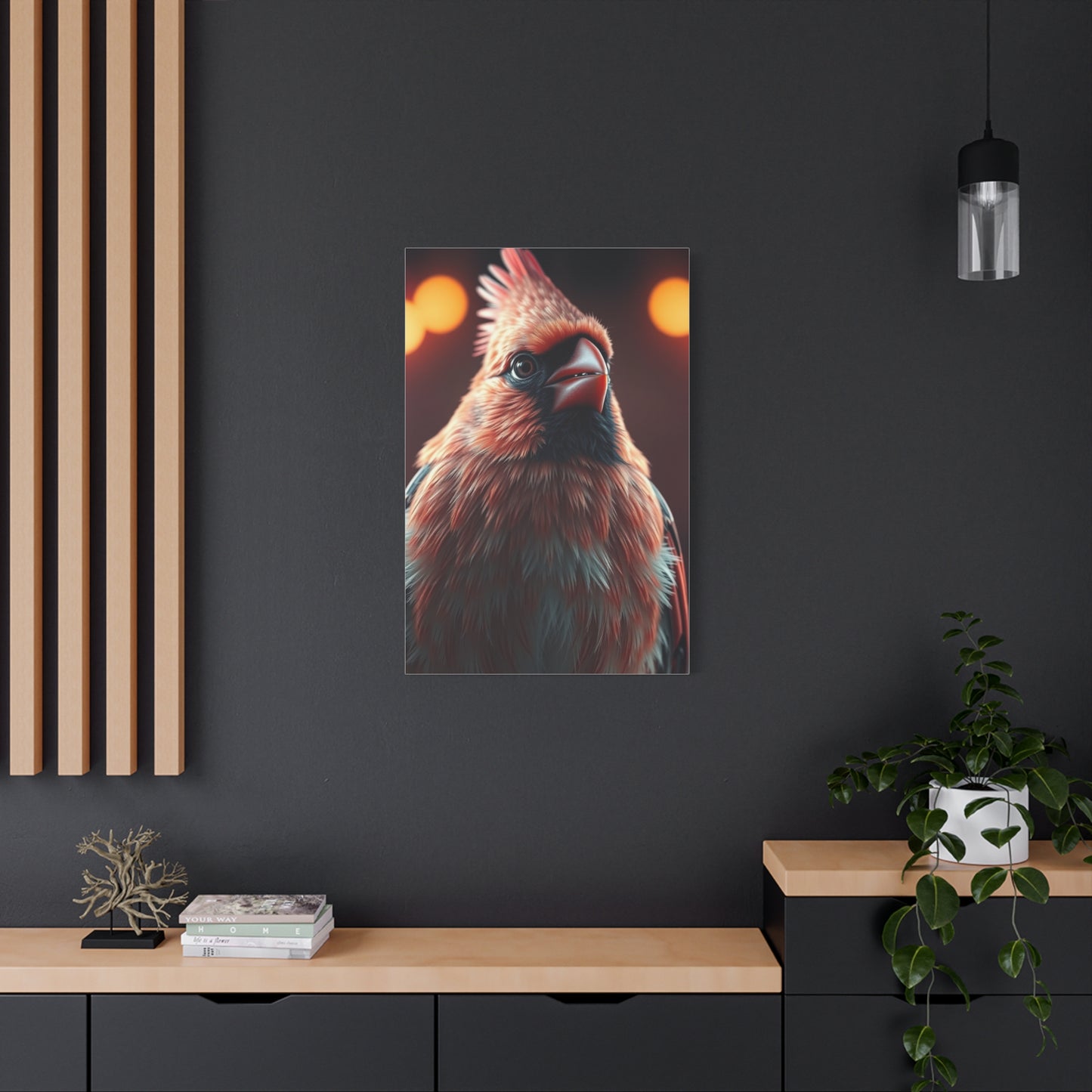 Noble Vermilion Tapestry